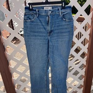 Abercrombie & Fitch Blue Straight Leg Jeans